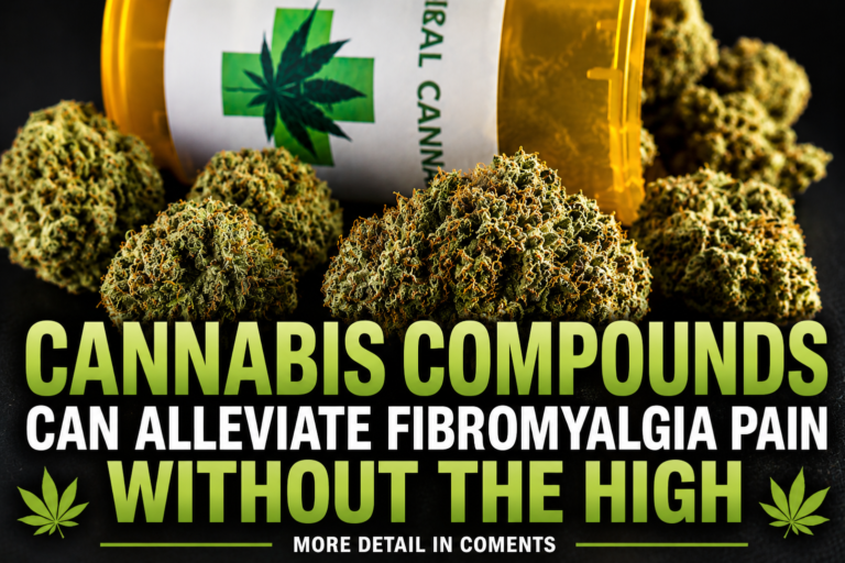 Cannabis compounds can alleviate fibromyalgia pain without the high